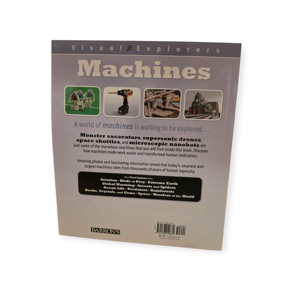 Visual Explorers Paperback Book Bundle Machines & Birds of Prey Kids Nonfiction - Picture 5 of 5